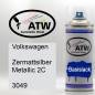 Preview: Volkswagen, Zermattsilber Metallic 2C, 3049: 400ml Sprühdose, von ATW Autoteile West.